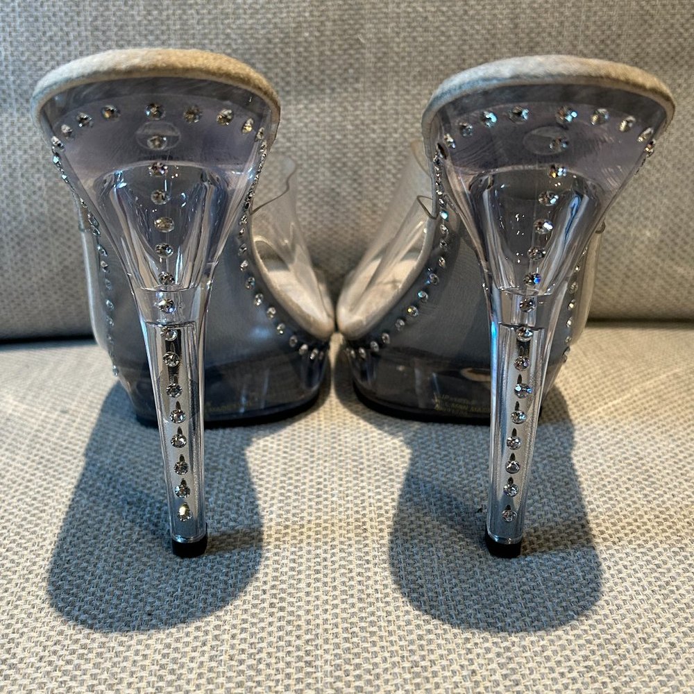 Clear Platform Acrylic High Heels